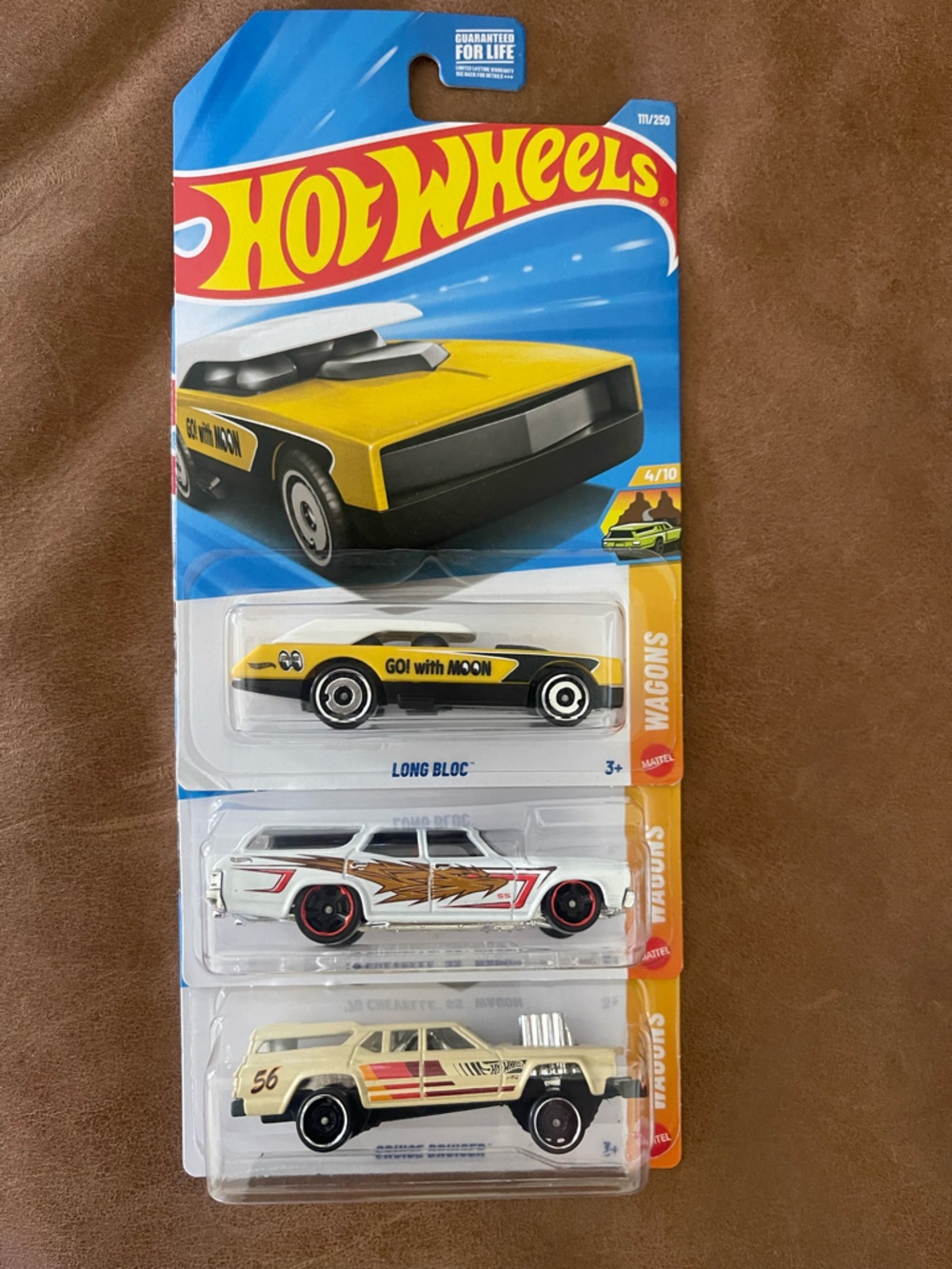 3 Hot Wheels Pack, ‘Wagons’, Cruise Bruiser, ‘70 Chevelle SS Wagon and Long Bloc